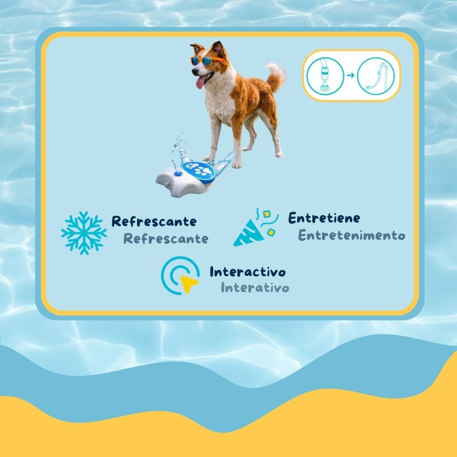 Summer Vibes Pedal de agua interactivo para perros, , large indicador imagen numero 3
